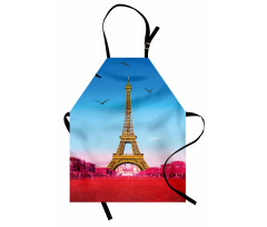 Abstract Grass Eiffel Tower Apron