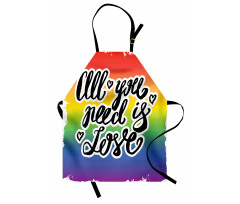 Pride Slogan Apron