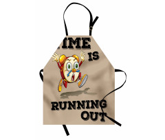 Crazy Funny Alarm Clock Apron