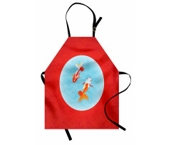 Pair of Fishes Japanese Apron