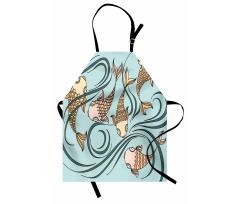 Floating Fish in the Sea Apron