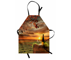 Tuscany Land Rural Field View Apron