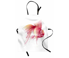 Watercolored Sea Animal Apron