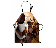 Cup of Hot Chocolate Nuts Apron