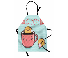 Happy Biscuits in Coffee Apron