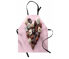 Candies in a Heart Shape Apron