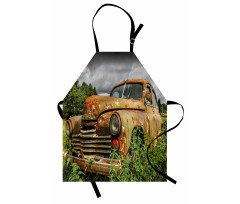 Discarded Rusty Junk Car Apron