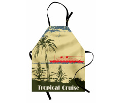 Travel Exotic Island Apron