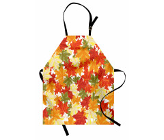 Pile of Foliage Tree Leaves Apron