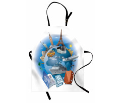 Business Travel Planet Earth Apron