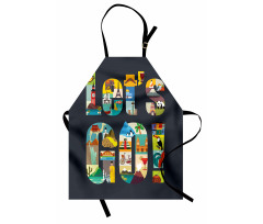 Lets Go Touristic Places Apron