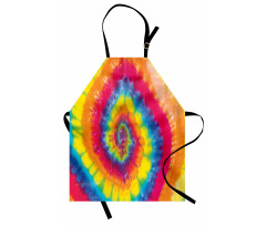 Abstract Colorful Batik Apron