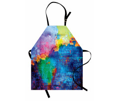 Vibrant Graffiti Spray Apron