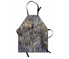 Grey and Beige Stones Apron