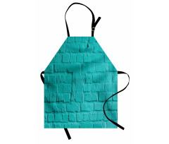 Turquoise Rough Wall Apron