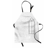 Sketch Gothic Window Apron