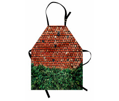 Wall with Green Leaves Apron