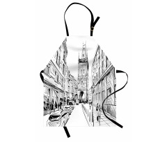 Prague City Sketch Apron