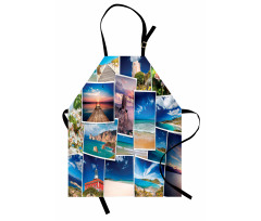 Tropical Holiday Polaroids Apron