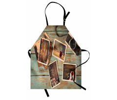 Retro Cozy Christmas Photos Apron