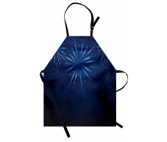 Fireworks at Night Sky Apron