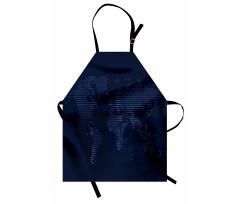 Modern World Web Dots Apron