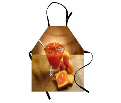 Juicy Apricot Jam and Bread Apron