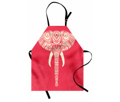 Romantic Wild Elephant Head Apron