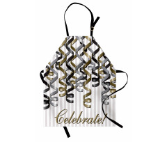 Celebrate Curling Ribbon Apron