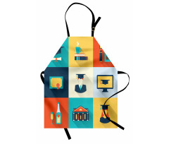 Colorful Squares Concept Apron