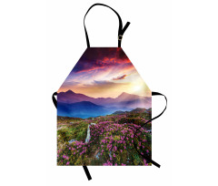 Summer Day Floral Panorama Apron
