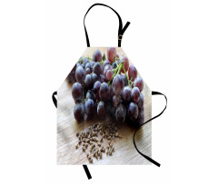 Fruits and Seeds on a Table Apron