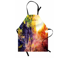 Grape in Countryside Vineyard Apron