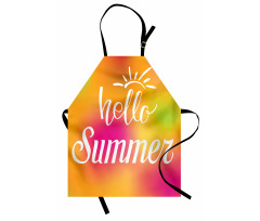 Abstract Colorful Summer Apron