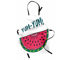 Tasty Watermelon Slice Yum Yum Apron