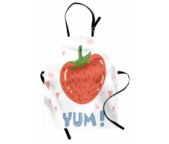 Lettering with a Strawberry Apron