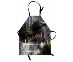 Floral Cozy House Garden Art Apron