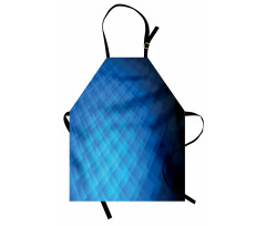 Vibrant Geometric Ombre Square Apron