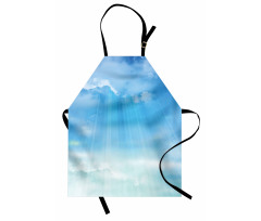 Fascinating Sky with Clouds Apron