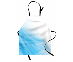 Futuristic Lines Softness Art Apron