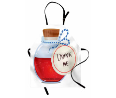 Drink Me Potion in Bottle Apron