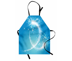 Swirling Stars with Tail Art Apron