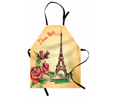 Love in Paris Eiffel Apron