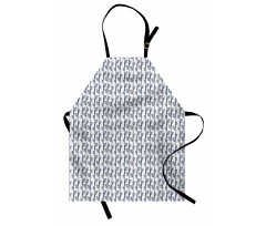 Abstract Leaf Lines Apron