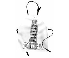 Landmark Piza Tower Europe Apron