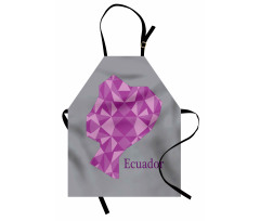 Polygonal Cartography Print Apron