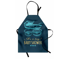 Vintage Boy Stroller Apron