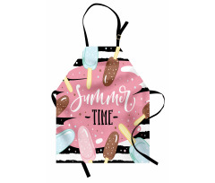 Summer Time Ice Cream Sticks Apron