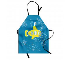 Kids Cartoon Underwater Apron