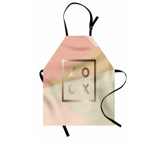 Minimalist Love Design Frame Apron